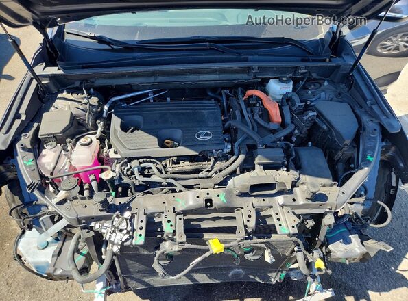 2T2GKCEZ0PC015742 2023 LEXUS NX Charcoal Vista del compartimento del motor