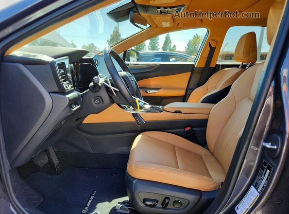 2T2GKCEZ0PC015742 2023 LEXUS NX Charcoal Vista interior delantera