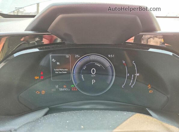 2T2GKCEZ2RC028513 2024 LEXUS NX Серебряный Вид щитка приборов