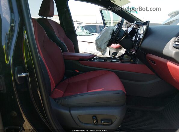 2T2GKCEZ6SC038452 2025 LEXUS NX 350H Black Widok wnętrza z przodu