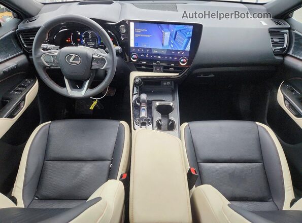 2T2GKCEZ7PC010652 2023 LEXUS NX White Առջևի վահանակի տեսք