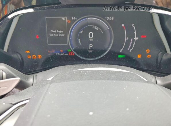 2T2GKCEZ7RC020133 2024 LEXUS NX Gray Вид щитка приладів