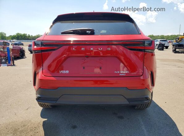 2T2GKCEZ7SC047953 2025 LEXUS NX Red უკანა ხედი