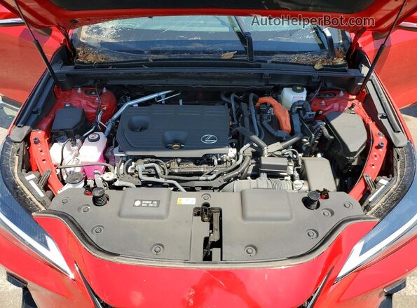 2T2GKCEZ7SC047953 2025 LEXUS NX Red ძრავის განყოფილების ხედი