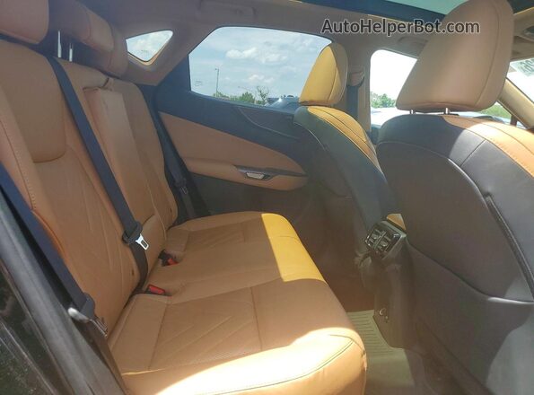 2T2HGCEZ0NC008180 2022 LEXUS NX Black Widok wnętrza z tyłu