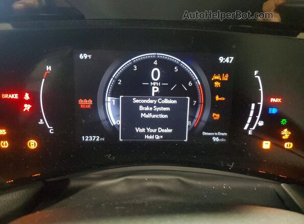 2T2HGCEZ5RC055209 2024 LEXUS NX Red Вид щитка приладів