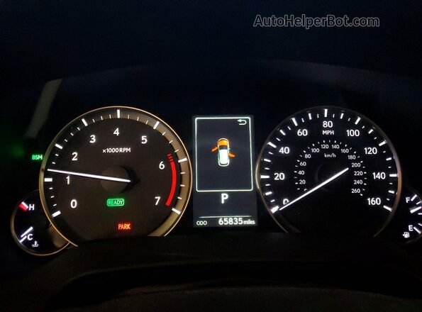 2T2HGMDA2LC052177 2020 LEXUS RX Серебряный Вид щитка приборов
