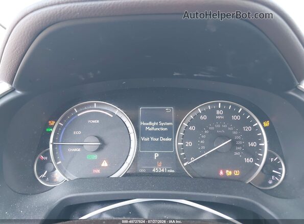 2T2HGMDA4LC049524 2020 LEXUS RX 450H Silver Հետևի նստատեղերի տեսք