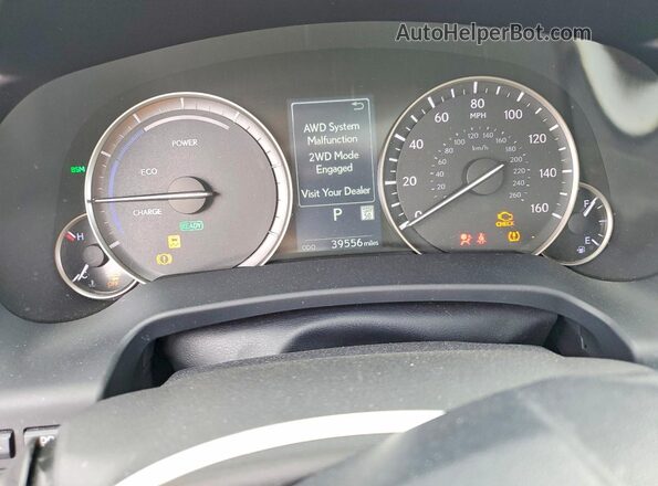 2T2HGMDA9MC069611 2021 LEXUS RX Charcoal Вид щитка приладів