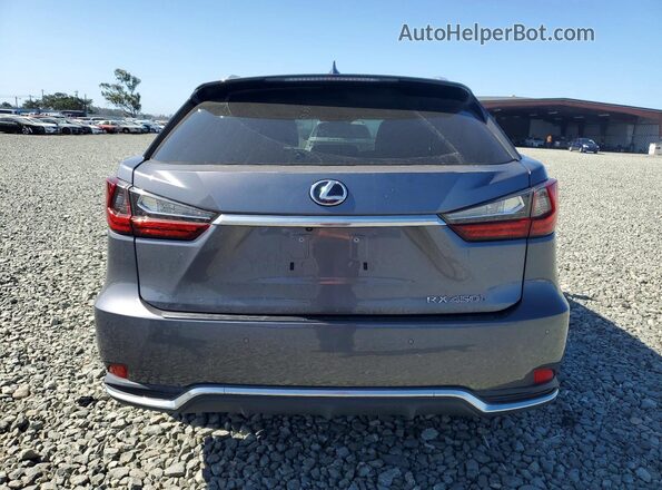 2T2HGMDA9MC069611 2021 LEXUS RX Charcoal Вид ззаду