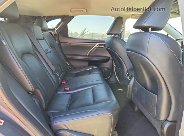 2T2HGMDAXLC052590 2020 LEXUS RX Black უკანა სალონის ხედი