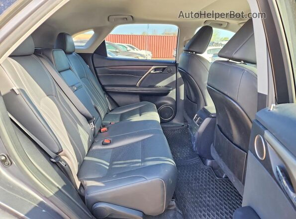 2T2HGMDAXMC066863 2021 LEXUS RX Charcoal უკანა სალონის ხედი