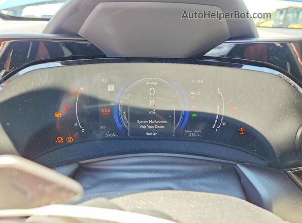 2T2HKCEZ4SC056839 2025 LEXUS NX Синий Вид щитка приборов
