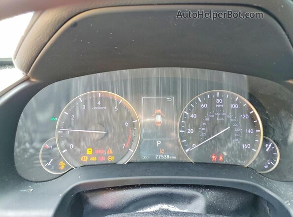 2T2HZMAA0LC157430 2020 LEXUS RX Серый Вид щитка приборов