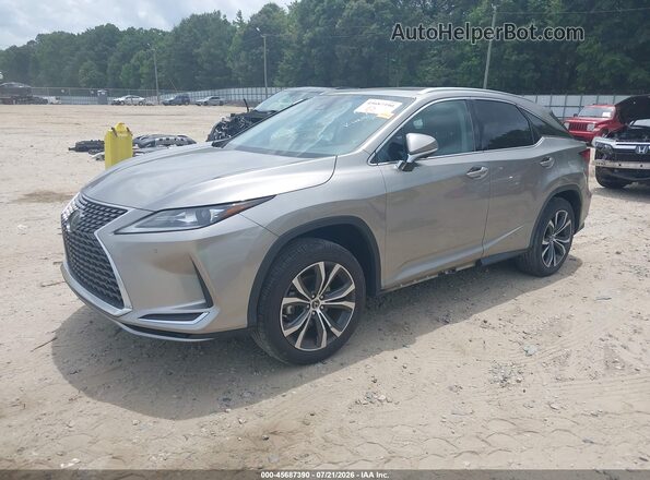 2T2HZMAA0MC214890 2021 LEXUS RX 350 Champagne წინა მარცხენა ხედი სამი მეოთხედიდან