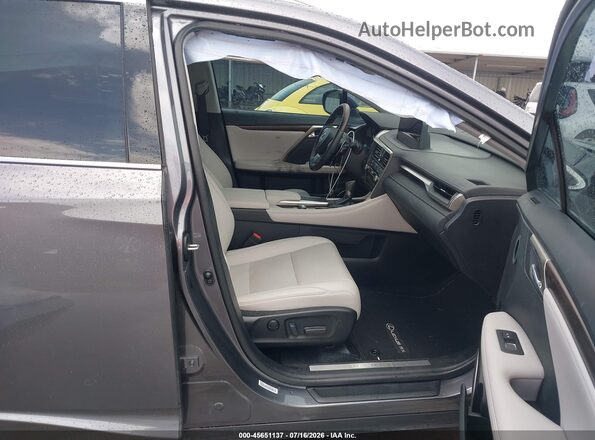 2T2HZMAA1MC203784 2021 LEXUS RX 350 Gray Widok wnętrza z przodu