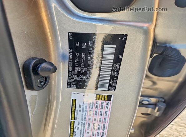 2T2HZMAA1MC206796 2021 LEXUS RX Gray VIN sticker view
