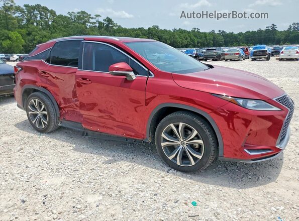 2T2HZMAA1MC215563 2021 LEXUS RX Red Front right