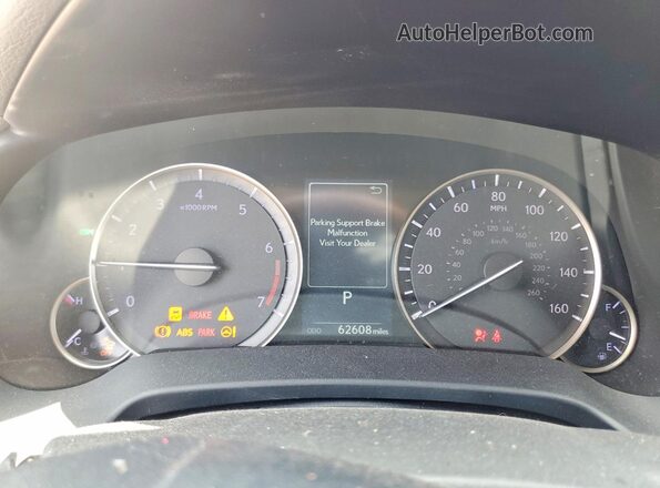 2T2HZMAA1MC215563 2021 LEXUS RX Red Instrument cluster view