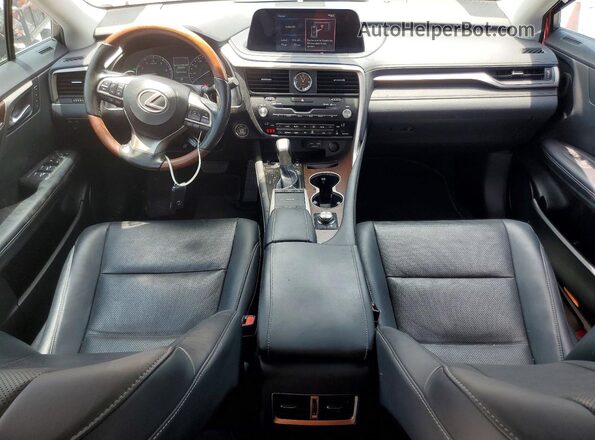 2T2HZMAA1MC215563 2021 LEXUS RX Red Dashboard view