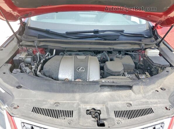 2T2HZMAA1MC215563 2021 LEXUS RX Red Engine compartment view