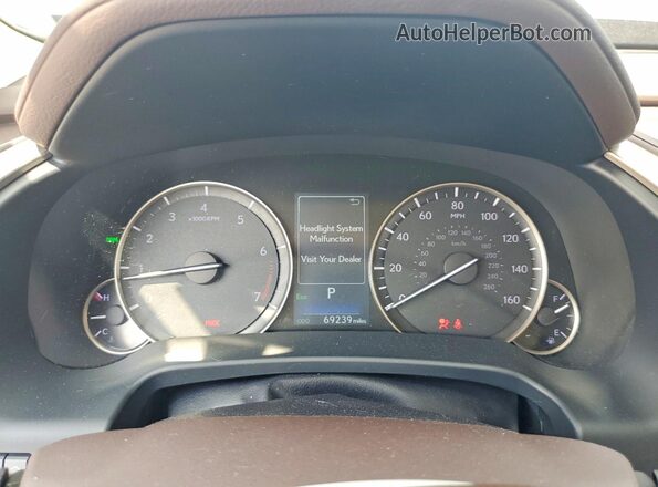 2T2HZMAA2LC167103 2020 LEXUS RX Blue ხელსაწყოთა პანელის ხედი