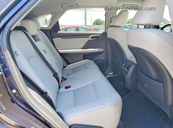 2T2HZMAA3LC166901 2020 LEXUS RX Blue Widok wnętrza z tyłu