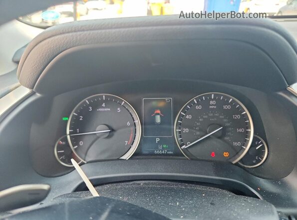 2T2HZMAA3LC168955 2020 LEXUS RX Blue Vista del cuadro de instrumentos