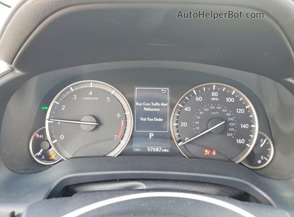 2T2HZMAA4MC195745 2021 LEXUS RX Silver Սարքավորումների վահանակի տեսք