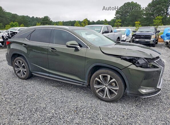 2T2HZMAA4NC230317 2022 LEXUS RX Зеленый Передняя правая четверть