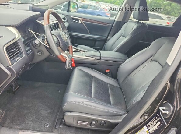2T2HZMAA4NC242919 2022 LEXUS RX Black Widok wnętrza z przodu
