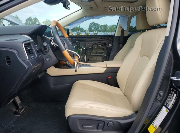 2T2HZMAA4NC255850 2022 LEXUS RX Черный Вид салона спереди