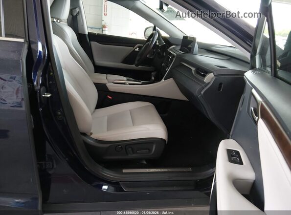 2T2HZMAA5LC168360 2020 LEXUS RX 350 Синий Вид салона спереди