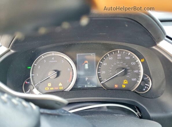 2T2HZMAA5MC194801 2021 LEXUS RX White Instrument cluster view