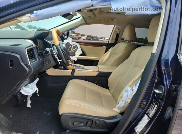 2T2HZMAA5NC257249 2022 LEXUS RX Blue Widok wnętrza z przodu