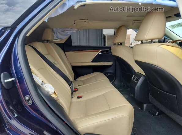 2T2HZMAA5NC257249 2022 LEXUS RX Blue Widok wnętrza z tyłu