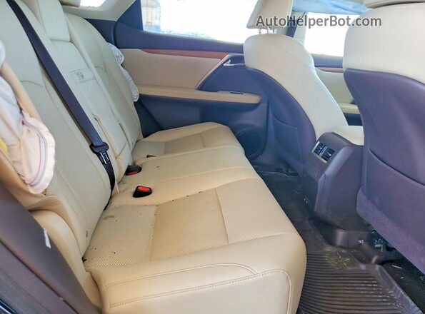 2T2HZMAA6LC156024 2020 LEXUS RX Black უკანა სავარძლების ხედი