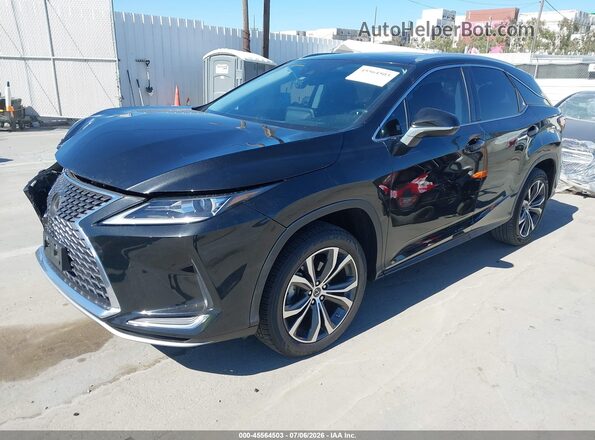 2T2HZMAAXMC193885 2021 LEXUS RX 350 Black წინა მარცხენა ხედი სამი მეოთხედიდან