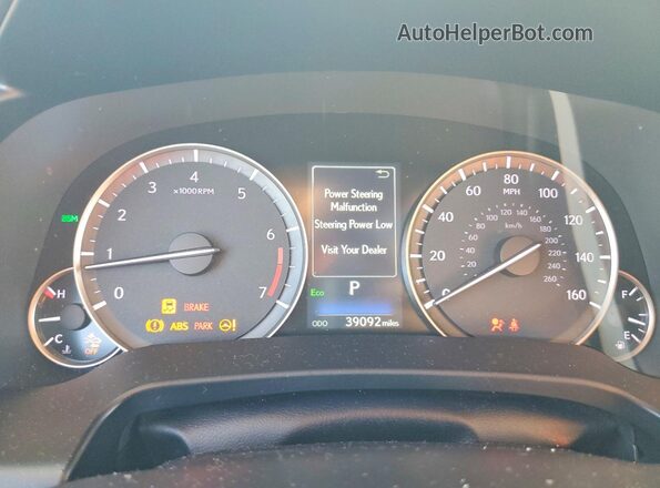 2T2HZMAAXMC203430 2021 LEXUS RX Gray Vista del cuadro de instrumentos