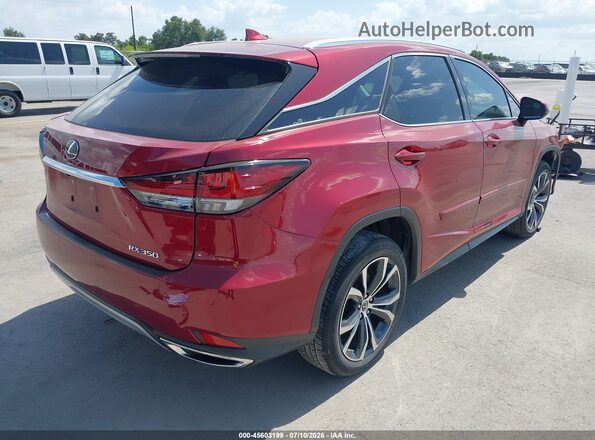 2T2HZMAAXNC224750 2022 LEXUS RX 350 Красный Задняя правая четверть