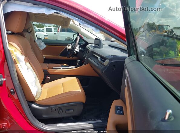 2T2HZMAAXNC224750 2022 LEXUS RX 350 Красный Вид салона спереди