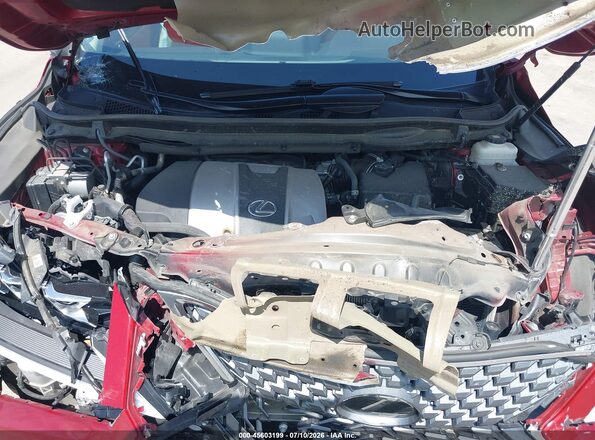 2T2HZMAAXNC224750 2022 LEXUS RX 350 Красный Вид сзади