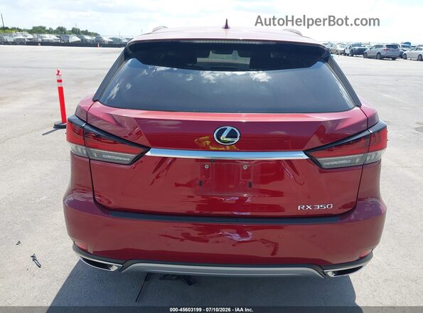 2T2HZMAAXNC224750 2022 LEXUS RX 350 Красный 