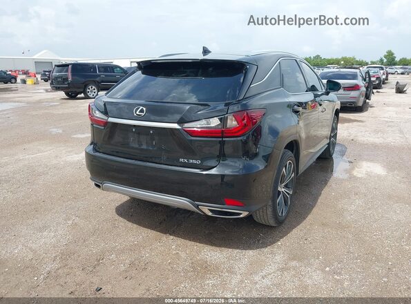 2T2HZMAAXNC243248 2022 LEXUS RX 350 Black უკანა მარჯვენა