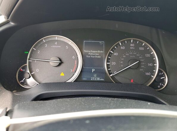 2T2HZMAAXNC253987 2022 LEXUS RX Gray Вид щитка приладів