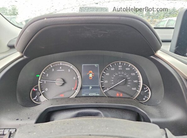 2T2HZMDA0LC255353 2020 LEXUS RX Silver Vista del cuadro de instrumentos