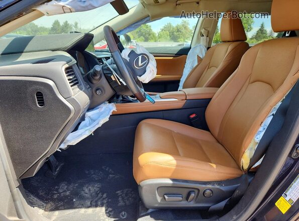2T2HZMDA0NC320978 2022 LEXUS RX Синий Вид салона спереди