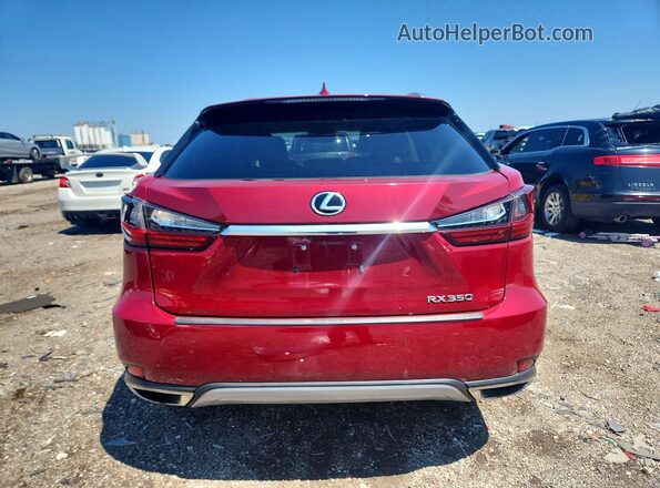 2T2HZMDA1LC238593 2020 LEXUS RX Красный Вид сзади