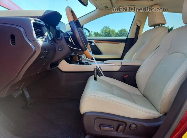 2T2HZMDA1LC238593 2020 LEXUS RX Красный Вид салона спереди