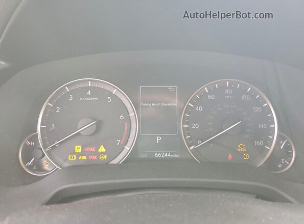 2T2HZMDA1MC269134 2021 LEXUS RX Blue Instrument cluster view